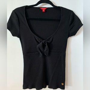 Guess tie-front top
